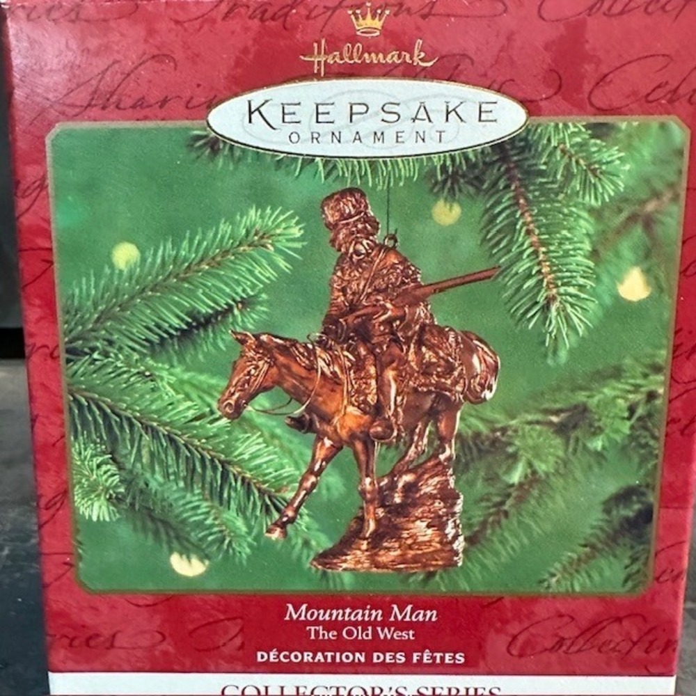 Hallmark Keepsake Ornament Mountain‎ Man The Old West Collector's Series 2000